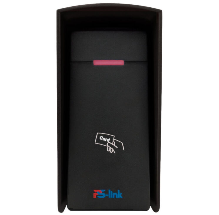 Козырёк для считывателя PS-M010EM-WP черный, уличный, PETG пластик, защита от дождя и пыли