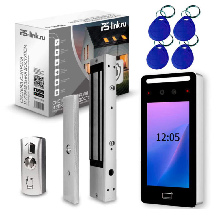 Система СКУД Ps-Link KIT-DT03EMT-350 / детектор лиц / RFID
