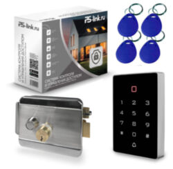 Комплект СКУД  KIT-T12MF-SL / кодонаборная панель / 2000 пользователей / RFID