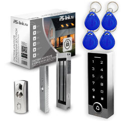 Комплект СКУД  KIT-TB2EM-WP-180 эл. магнитный замок 180кг, сенсорная панель, RFID