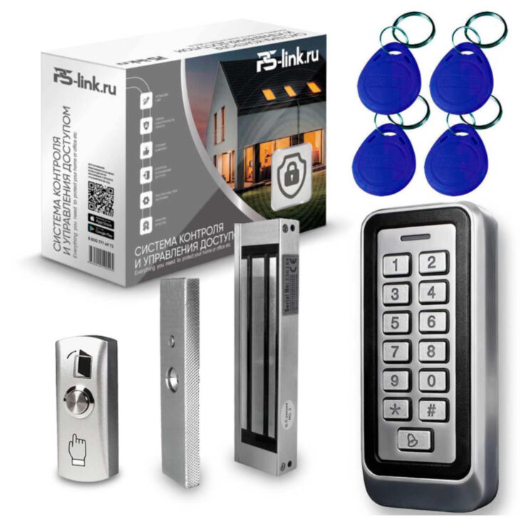 Система СКУД Ps-Link KIT-208C-180 / кодовая панель / RFID / замок 180