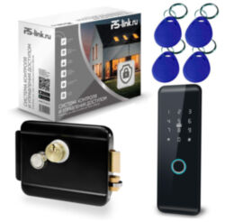 Система СКУД Ps-Link KIT-H102-B/ сканер отпечатков / эл. механический замок / RFID, WIFI
