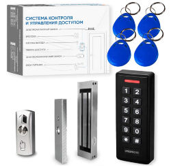 Комплект СКУД Undino KIT-ACP301EM-180 эл. магнитный замок 180кг, RFID