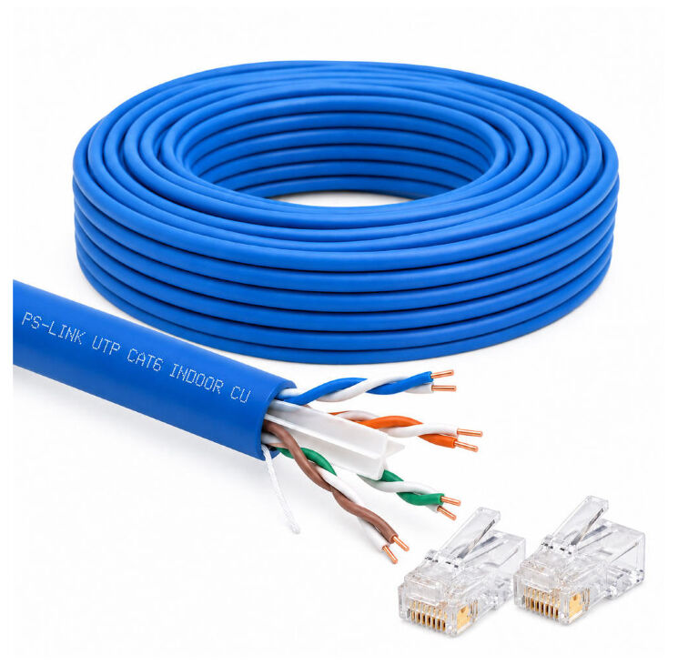 Кабель витая пара UTP4 cat.6 CU 60 метров UTP-CAT6-CU60