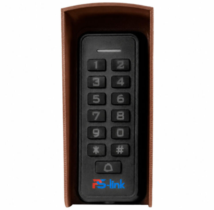 Козырёк для панели доступа Ps-Link PS-K33EM коричневый PETG