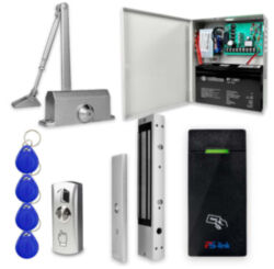 Система СКУД Ps-Link KIT-M010EM-350UPS с блоком резервного питания и доводчиком