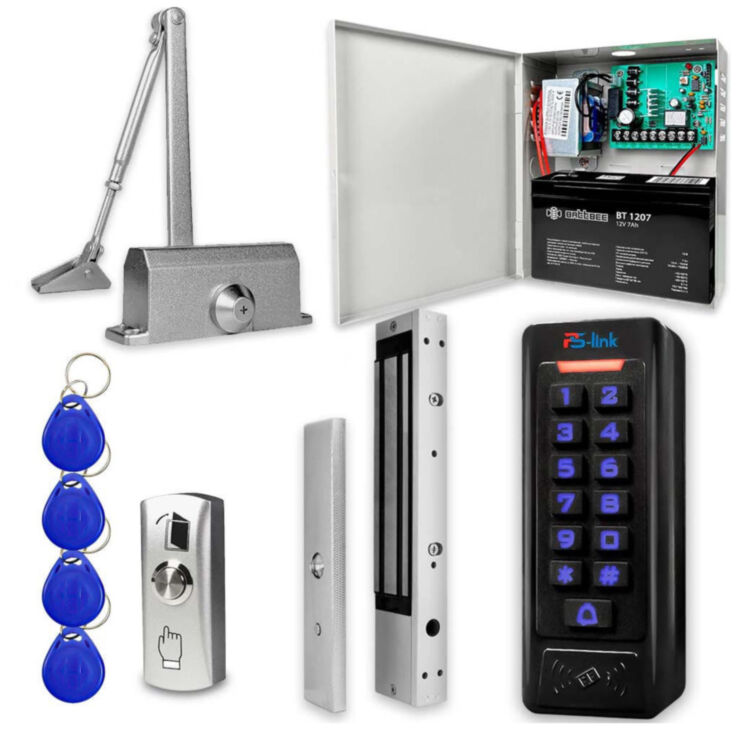 Система СКУД Ps-Link KIT-C1EM-350UPS с блоком резервного питания