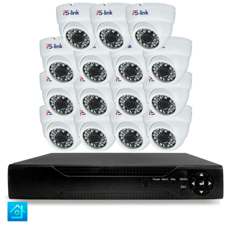 Комплект видеонаблюдения AHD 8Мп KIT-A815HD 15 камер для помещения, ночная съемка, датчик движения