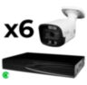 Комплект видеонаблюдения IP 5Мп KIT-C506IP-ST 6 камер для улицы, аналитика, детекция человека, детекция автомобиля, область вторжения