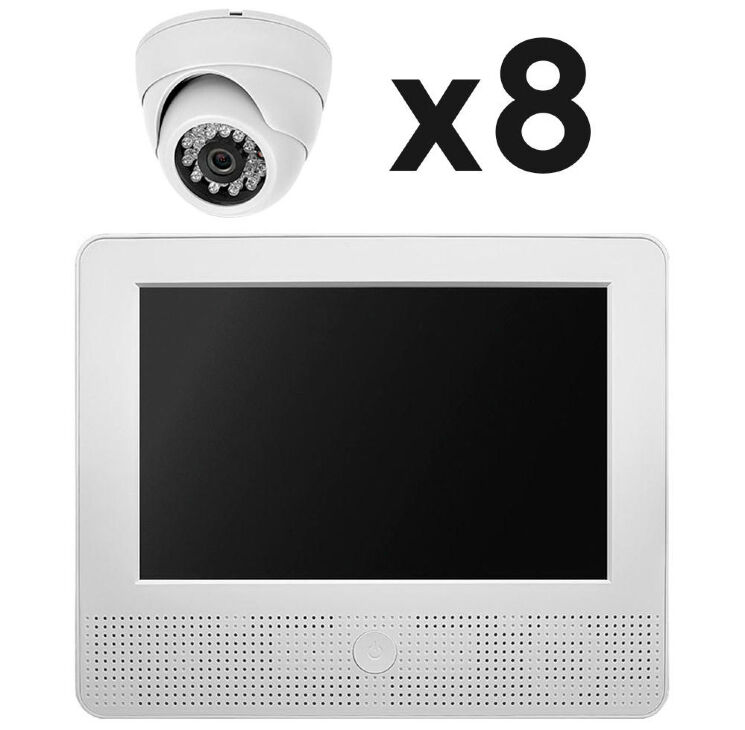 Комплект видеонаблюдения AHD 2Мп KIT-A9208HD 8 камер для помещения, регистратор с монитором