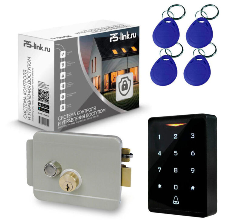 Система СКУД Ps-Link KIT-CH1-G / кодовая панель / эл. механический замок / RFID, WIFI