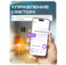 Умный сенсорный одноканальный WIFI выключатель WF-E1 Черный