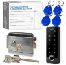 Комплект СКУД KIT-TF3EM-WP-W-SS эл. механический замок, RFID, WIFI, отпечаток, защита IP66