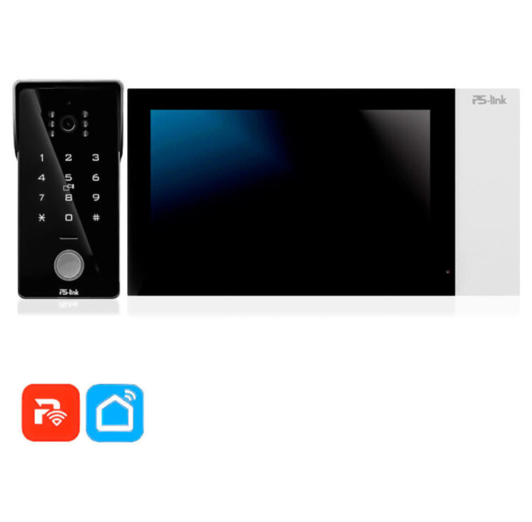 Комплект видеодомофона KIT-736DP-308RCP-B IP, Wi-Fi, FHD, RFID, интерком