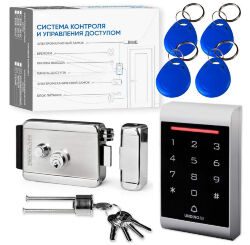 Комплект СКУД Undino KIT-ACP101EM-CH эл. механический замок, RFID