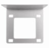 Защитный козырек для электромеханического замка, металл, серебристый, Undino UD-RLB-SS